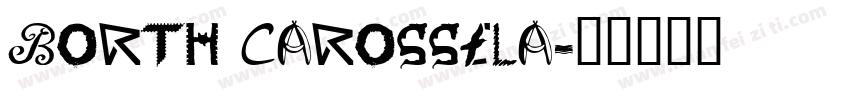 BORTH CAROSSELA字体转换